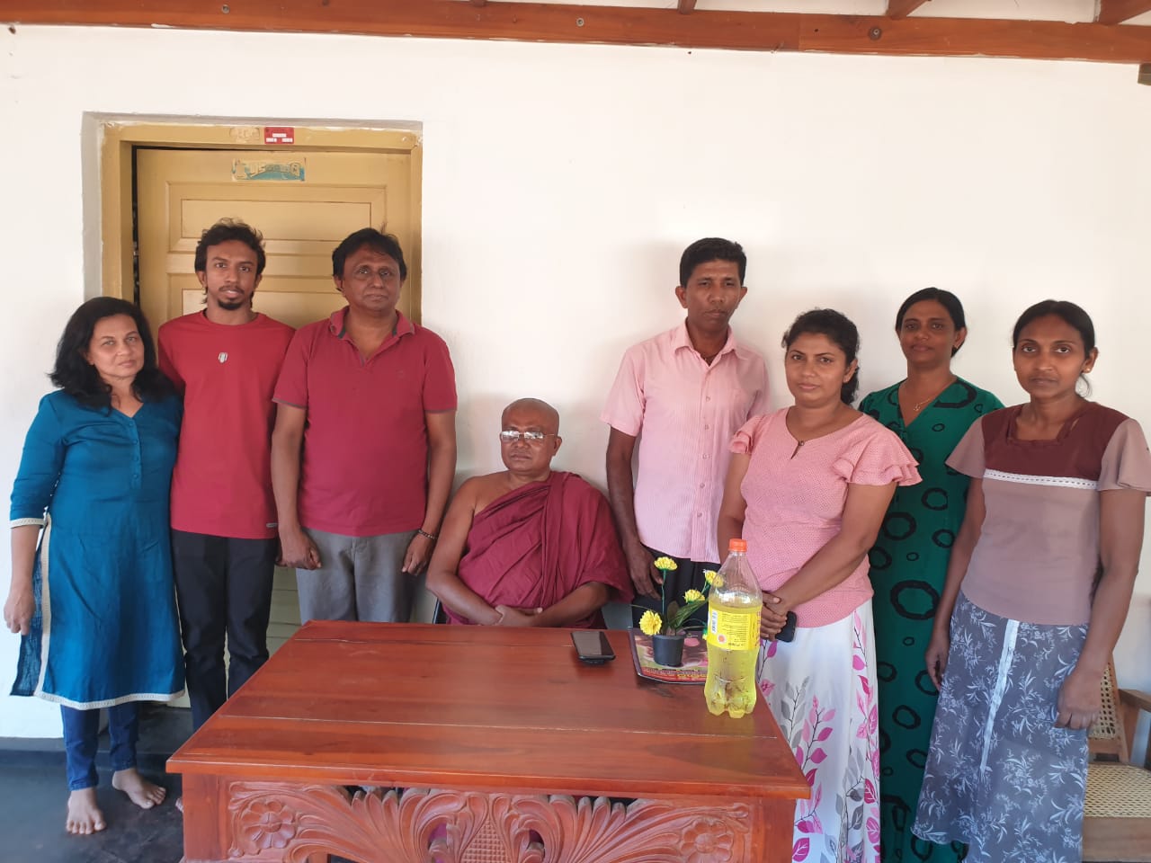 Donation to a Dhamma School in Thanamalwila